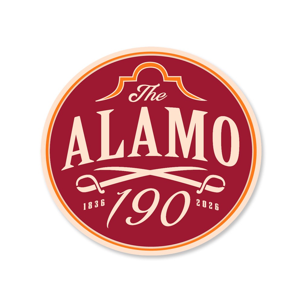 The Alamo 190th Anniversary Enamel Pin – The Alamo Gift Store