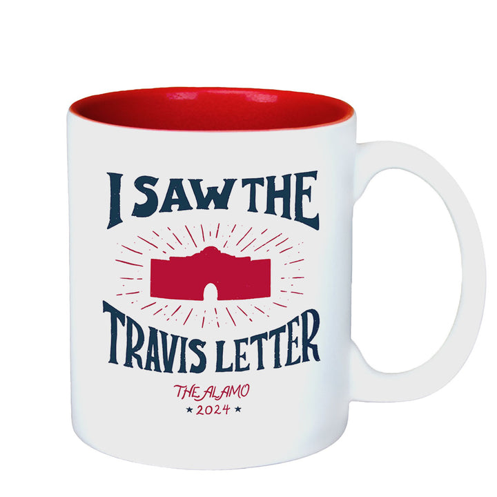I Saw the Travis Letter Mug
