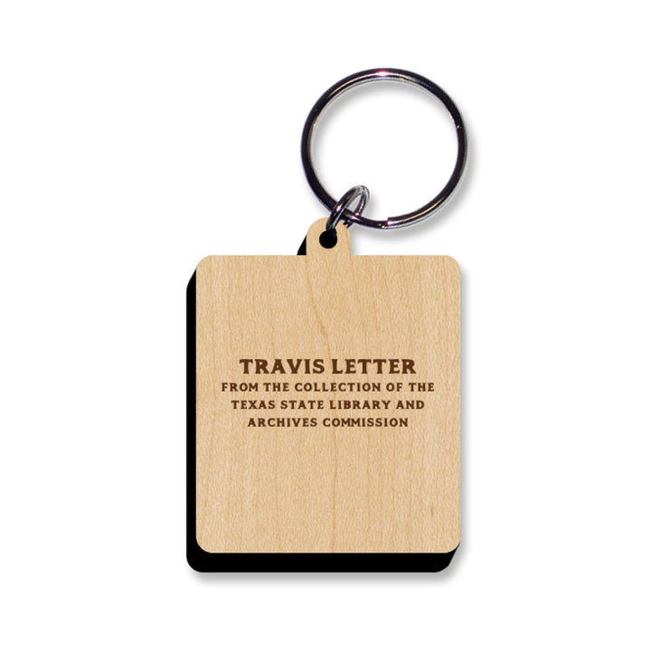 I Saw the Travis Letter Keychain