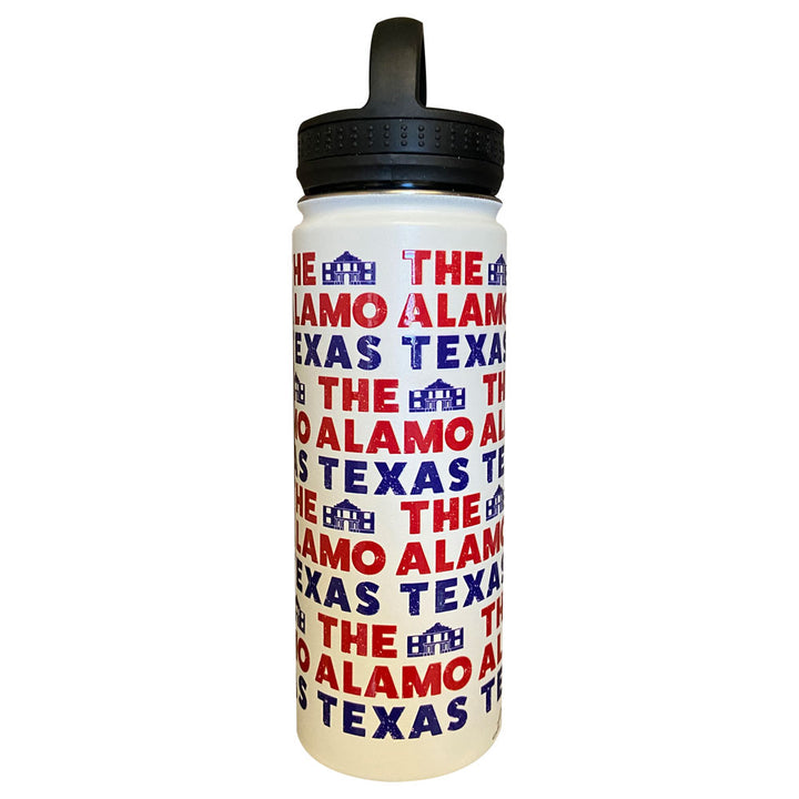 The Alamo Flag Water Bottle