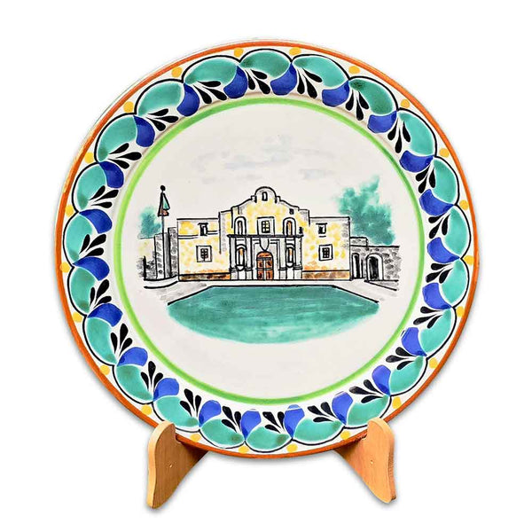 The Alamo Mayolica Plate by Gorky Gonzalez – The Alamo Gift Store
