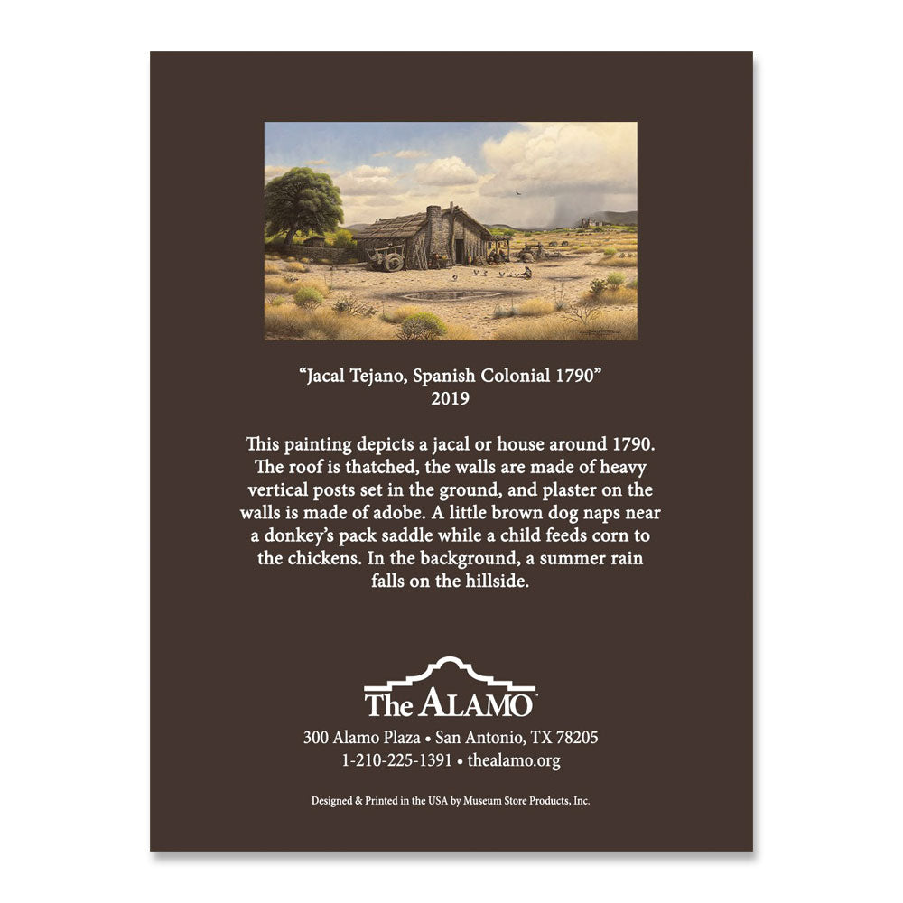 "Jacal Tejano, Spanish Colonial 1790" Donald Yena