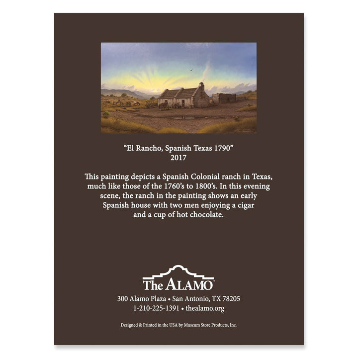 "El Rancho, Spanish Texas 1790" Donald Yena