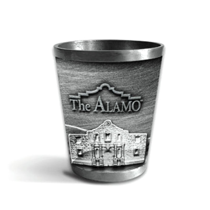 The Alamo San Antonio Metal Shot Glass