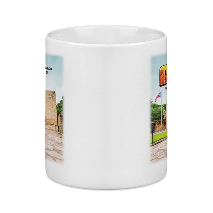 The Alamo Pee Wee Herman Bike Mug