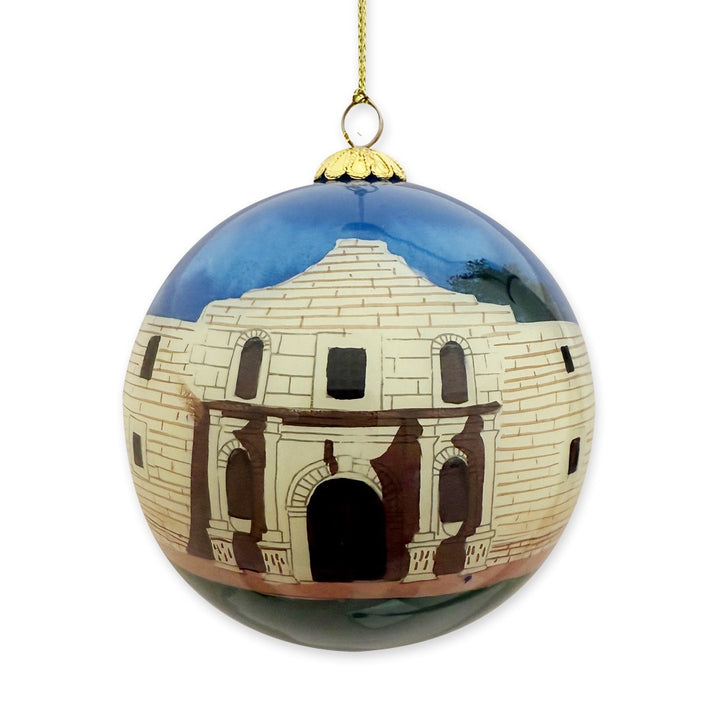 The Alamo Hand Painted Ornament