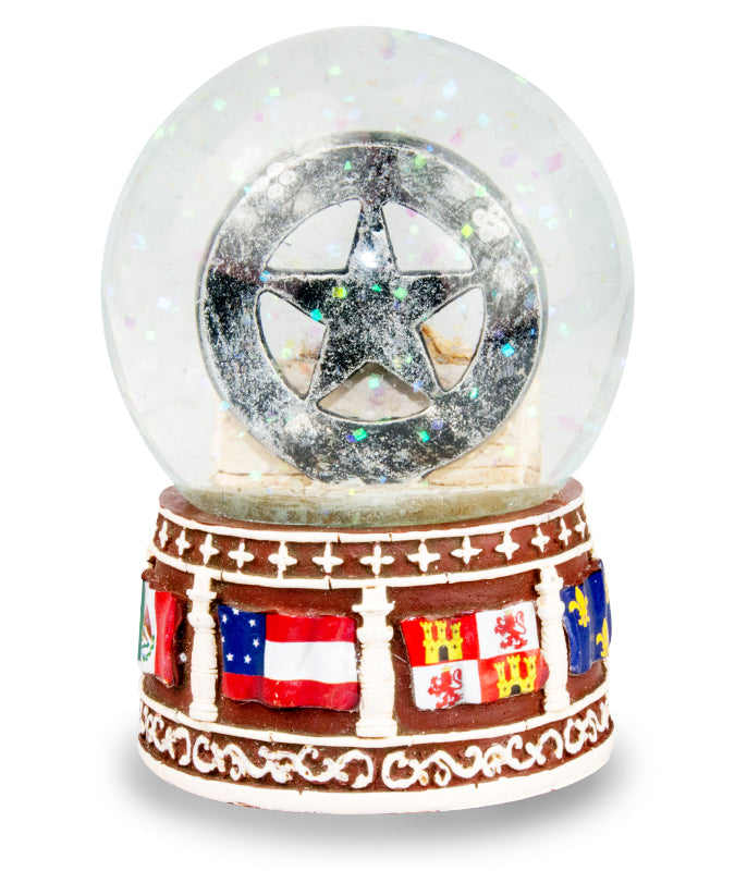 Remember the Alamo' Snow Globe