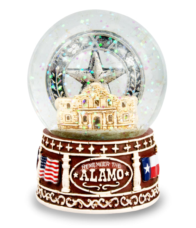 Remember the Alamo' Snow Globe