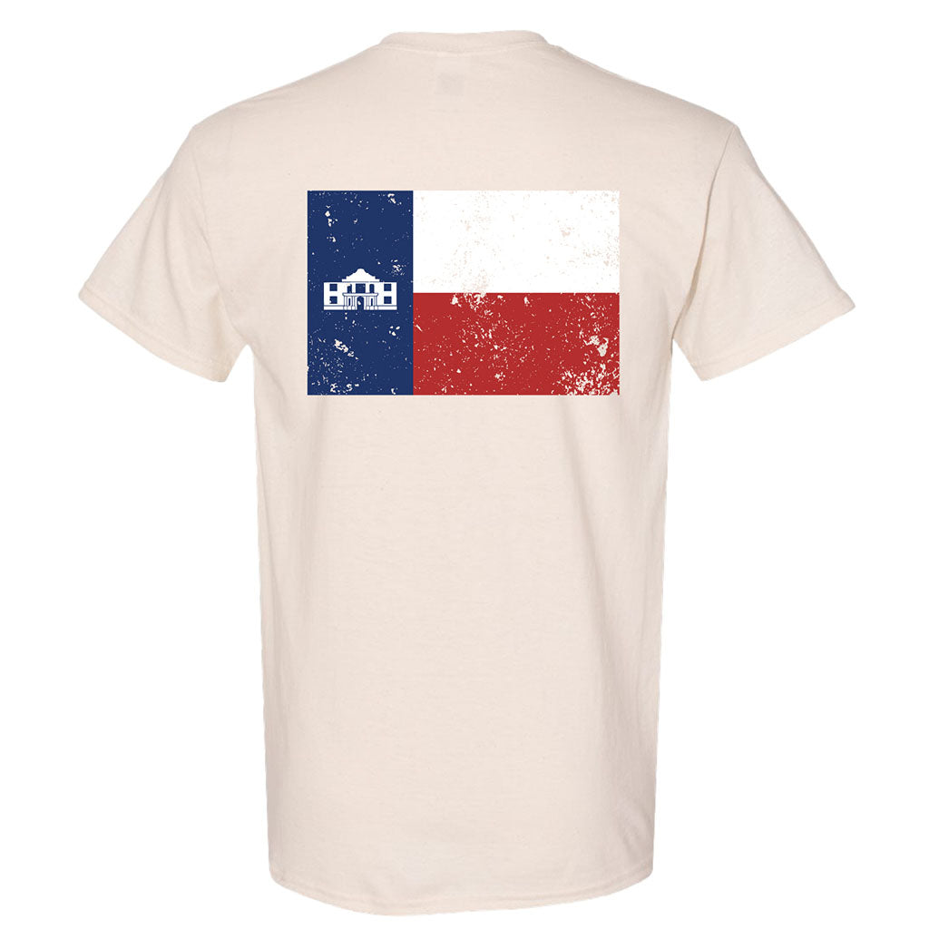 The Alamo Texas Flag T-Shirt